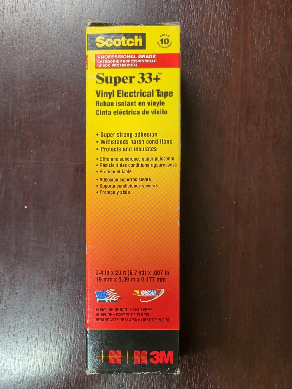 Super 33+ Black Vinyl Electrical Tape - Professional Grade